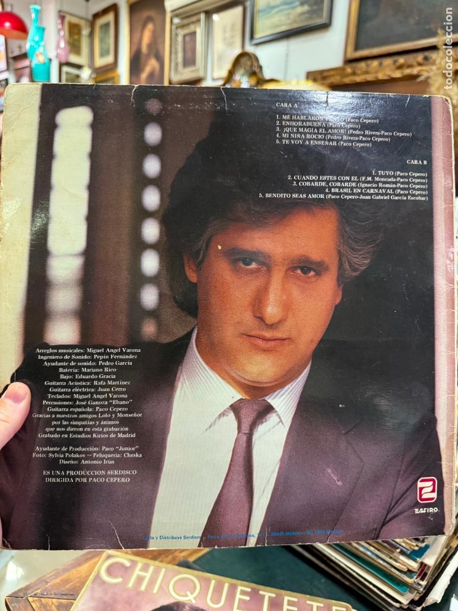 Discos de vinilo: LP CHIQUETETE - BOHEMIO EN EL AMOR - Foto 2