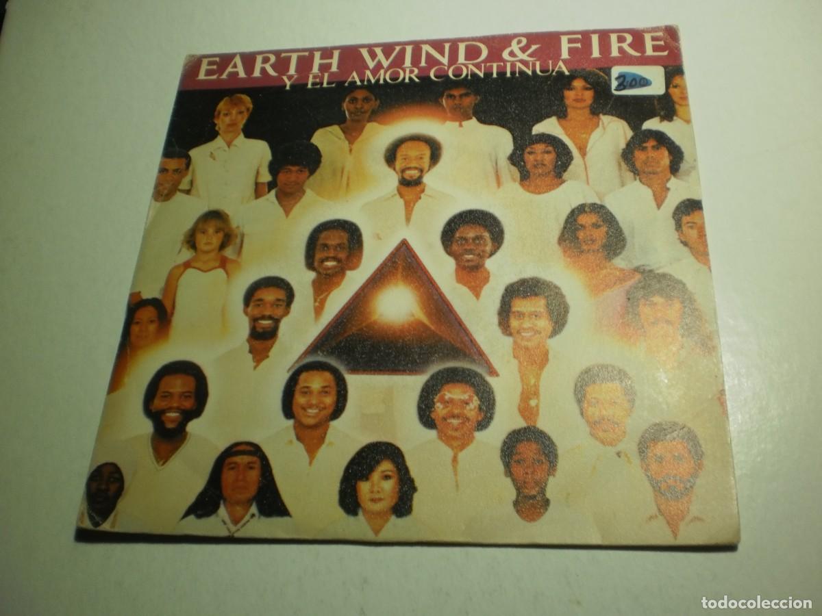 Vinyl records: single promo earth wind & fire y el amor contin&uacute;a. win or lose.cbs 1981 spain (buen estado)