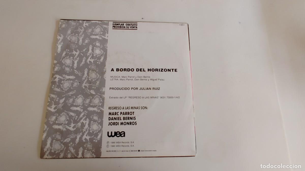 Discos de vinilo: REGRESO A LAS MINAS-SINGLE A BORDO DEL HORIZONTE - Foto 2