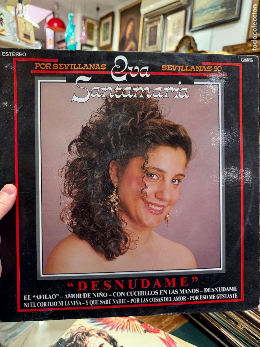 Discos de vinilo: LP EVA SANTAMARIA -- - Foto 1