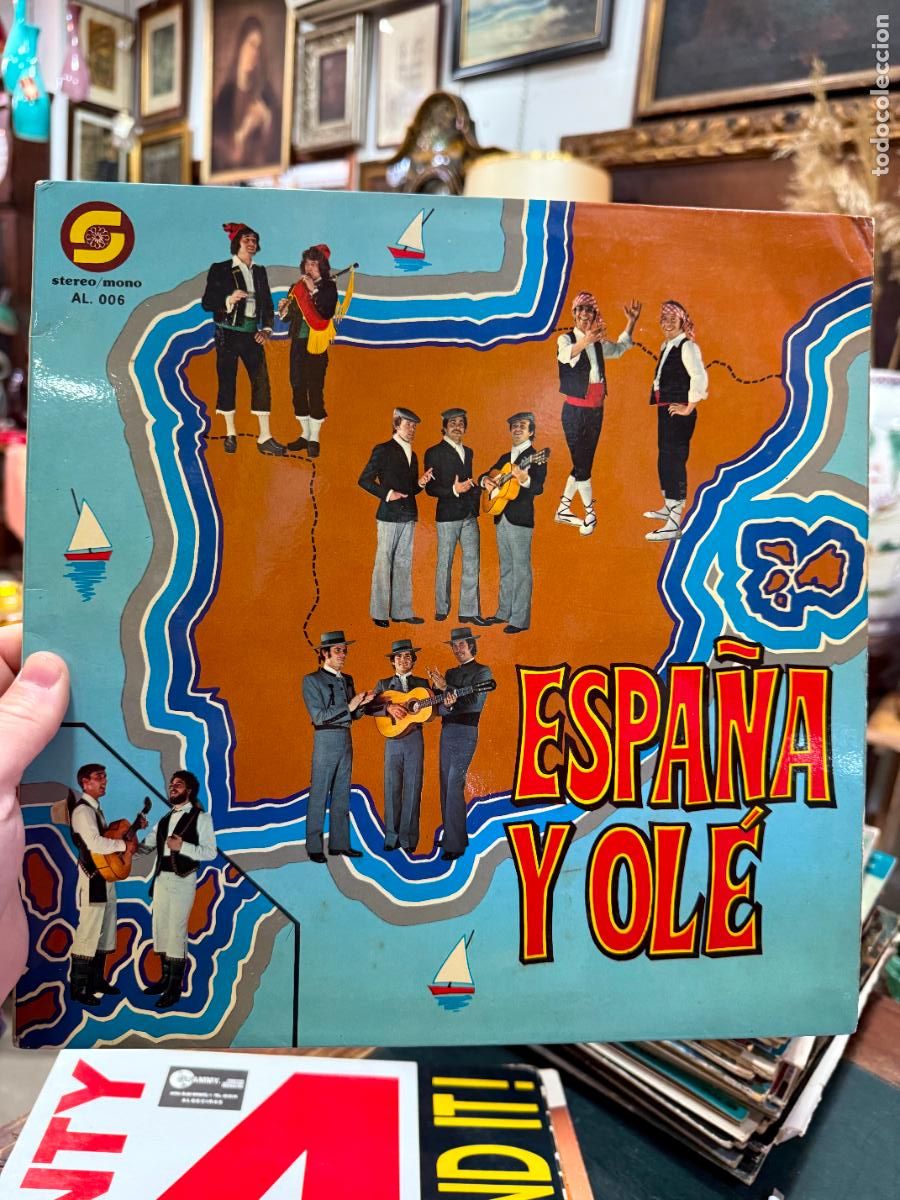 Discos de vinilo: LP COMPARSA ESPA&Ntilde;A Y OLE - CARNAVAL DE CADIZ - Foto 1