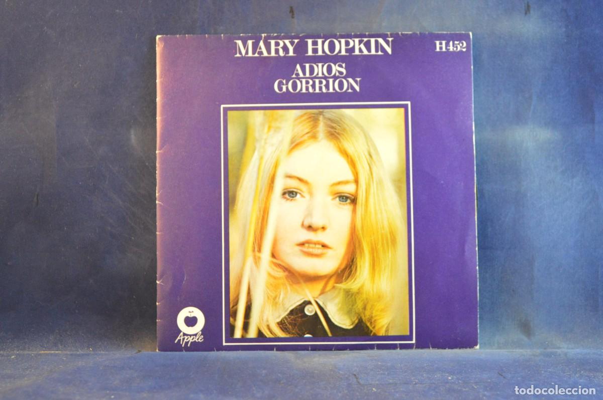 Discos de vinilo: MARY HOPKIN - ADIOS - GORRION - SINGLE - Foto 1
