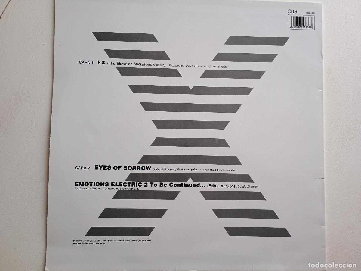Discos de vinilo: A Guy Called Gerald &ndash; FX Spain 1989 Electronic Techno - Foto 3