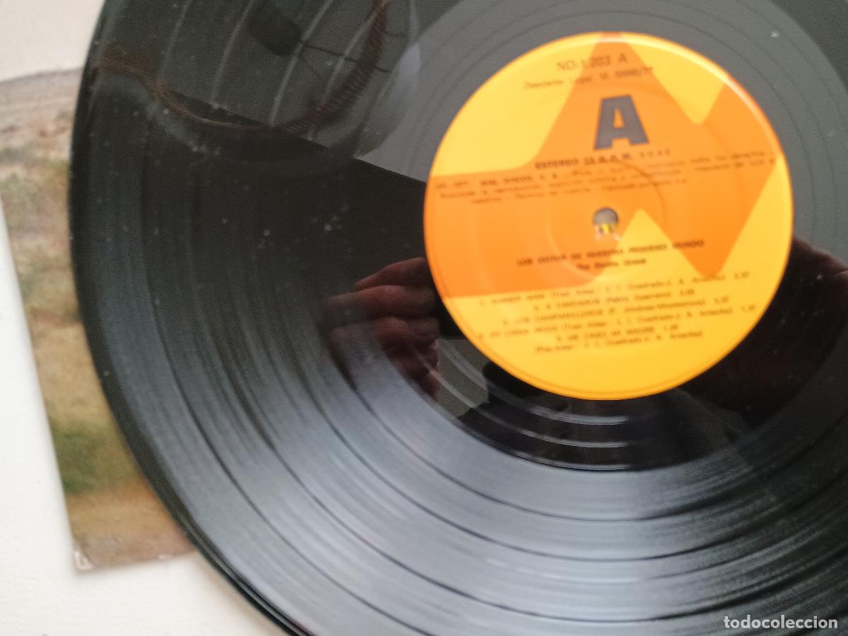 Discos de vinilo: Nuestro Peque&ntilde;o Mundo exitos lp 1977 - Foto 3