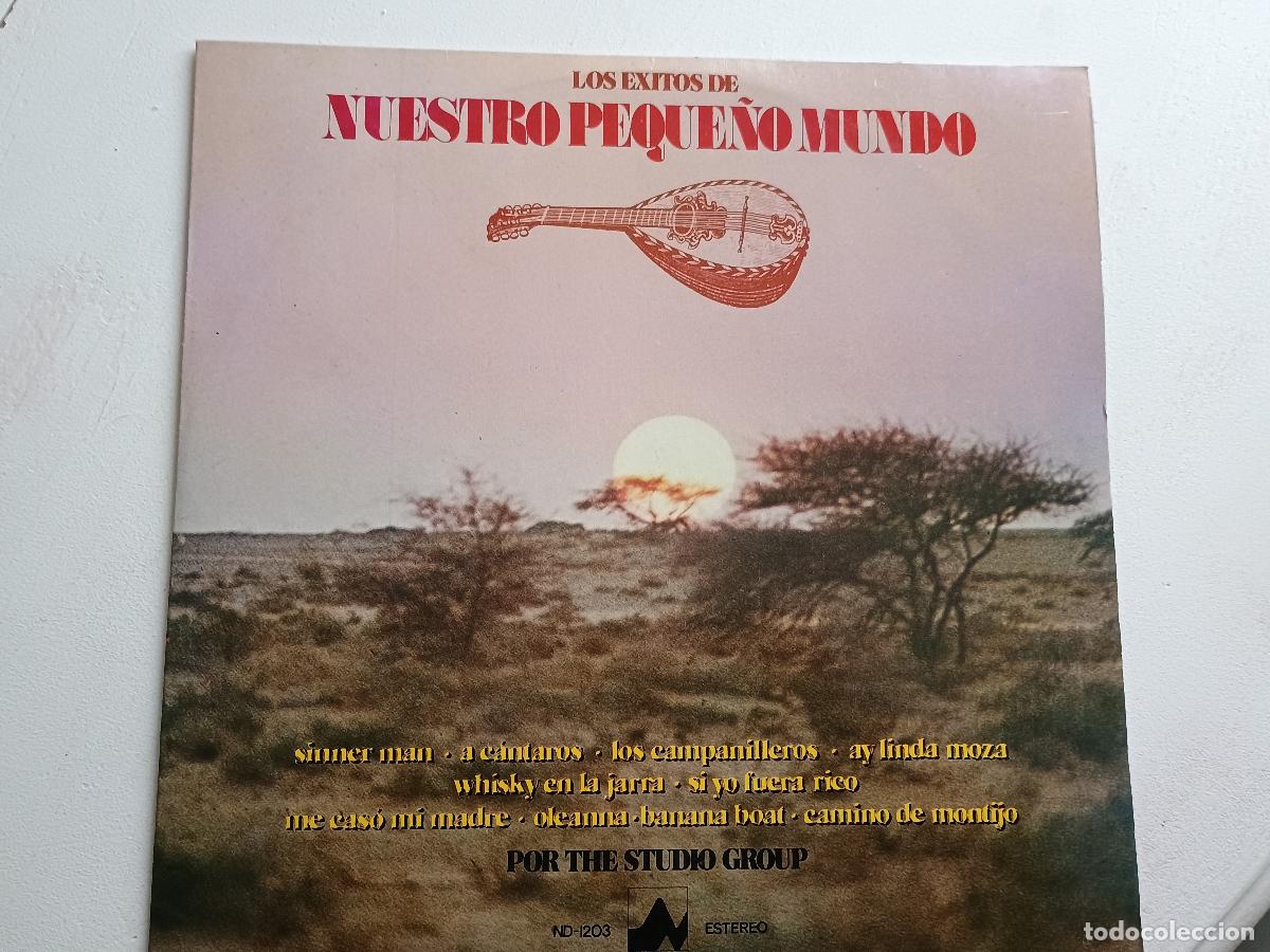 Discos de vinilo: Nuestro Peque&ntilde;o Mundo exitos lp 1977 - Foto 4