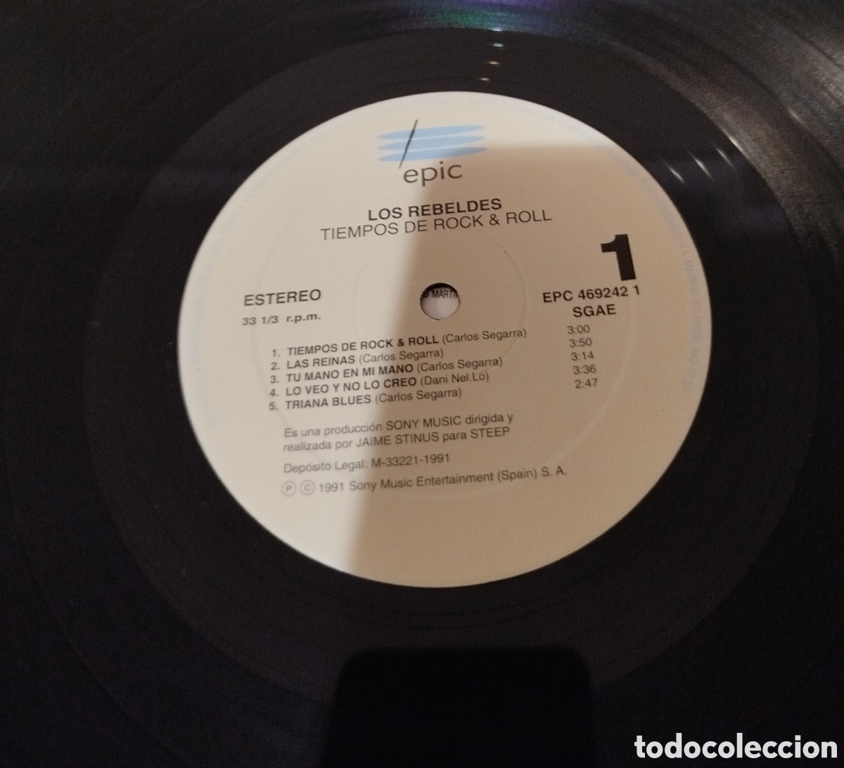 Discos de vinilo: Los rebeldes - tiempo de rock & roll - Foto 3