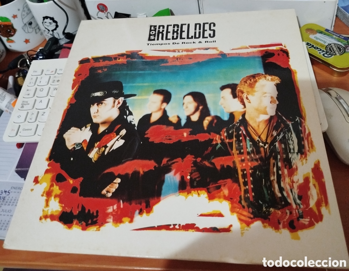 Discos de vinilo: Los rebeldes - tiempo de rock & roll - Foto 1