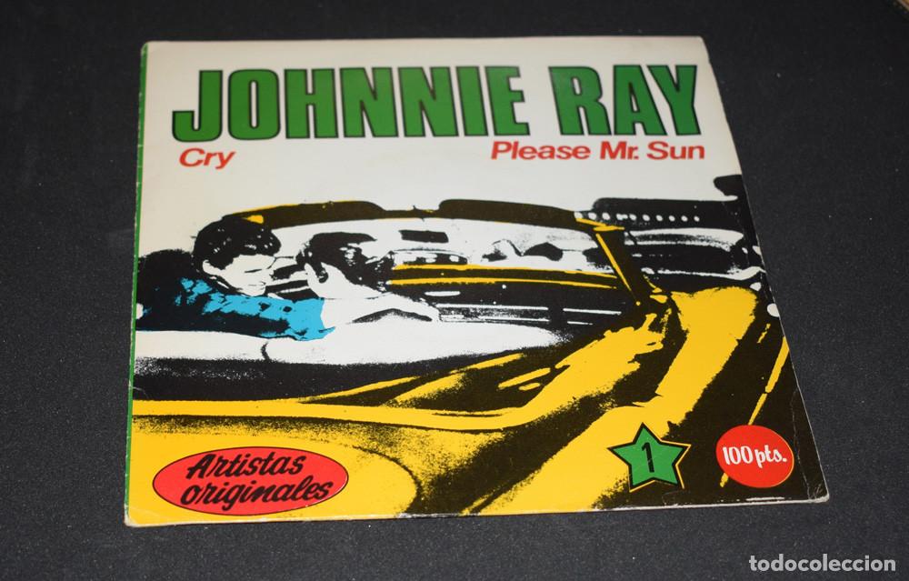 Discos de vinilo: JOHNNIE RAY - SINGLE - CRY / PLEASE MR. SUN - EDIGSA, 1981 - Foto 1