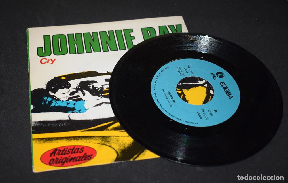 Discos de vinilo: JOHNNIE RAY - SINGLE - CRY / PLEASE MR. SUN - EDIGSA, 1981 - Foto 3