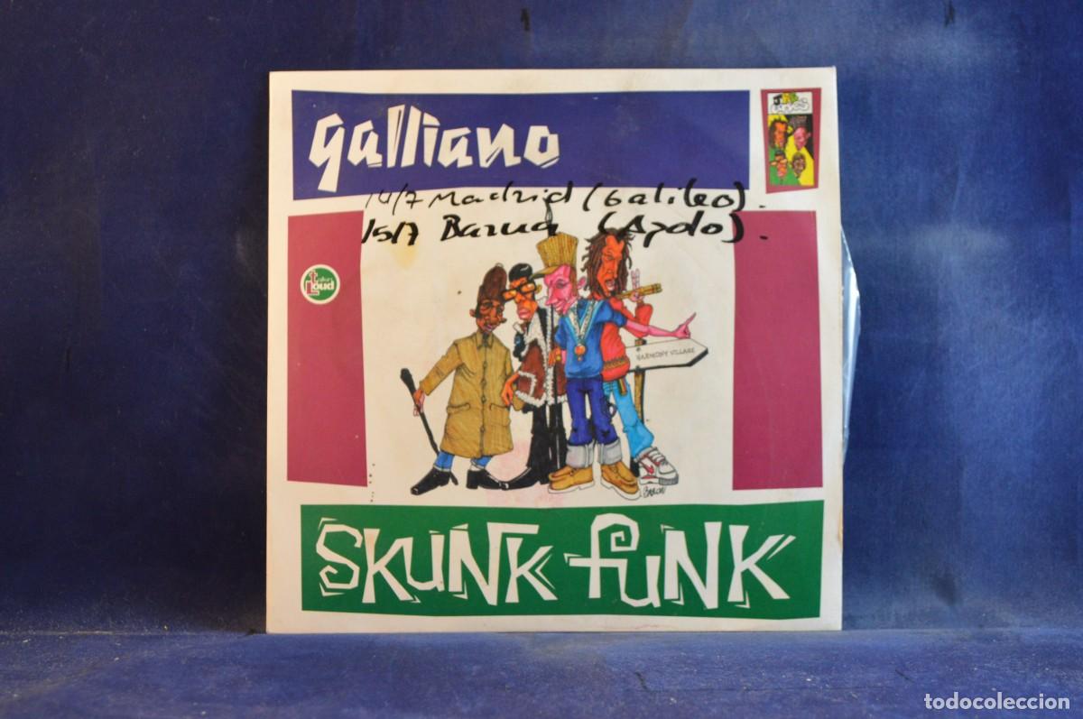 Discos de vinilo: GALLIANO - SKUNK FUNK - SINGLE - Foto 1