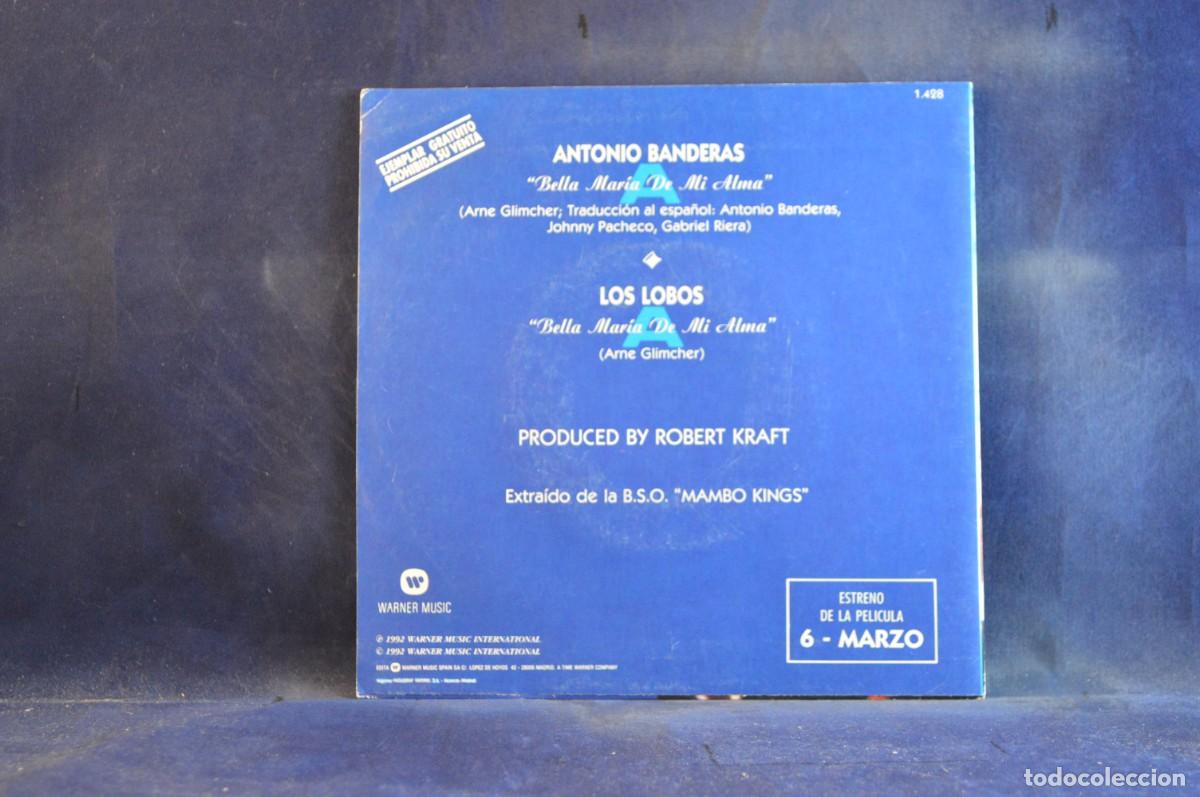 Discos de vinilo: ANTONIO BANDERAS- LOS LOBOS - SINGLE - Foto 2