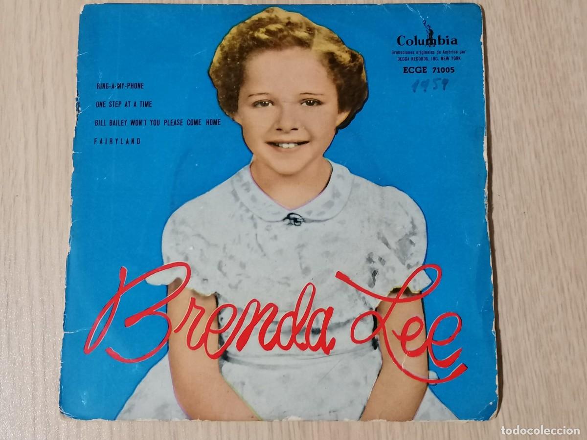 Discos de vinilo: single Brenda Lee &lrm;&ndash; ring a my phone - Foto 1