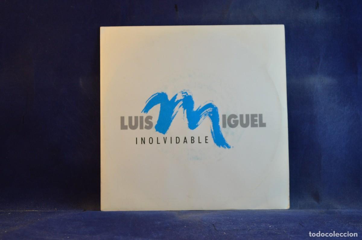 Discos de vinilo: LUIS MIGUEL - INOLVIDABLE - SINGLE - Foto 1
