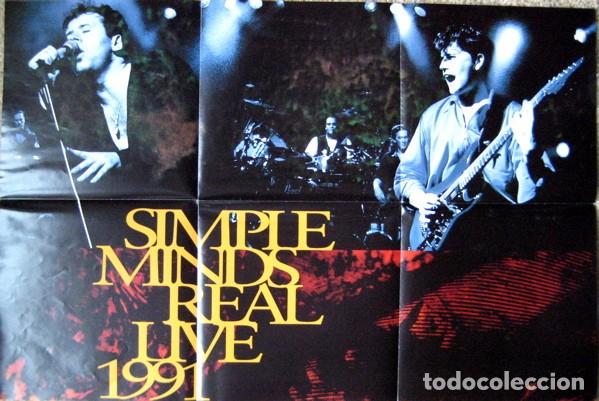 Discos de vinilo: Simple Minds &ndash; Real Life - Vinilo, 12&rdquo;, Single, Gatefold, Poster - Foto 3