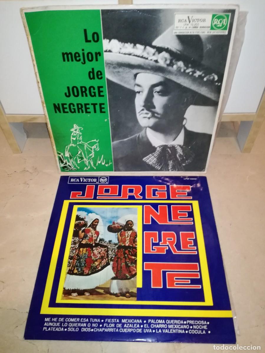 Vinyl records: LOTE DE 2 LPs DE JORGE NEGRETE-ORIGINALES 1962 Y 1967