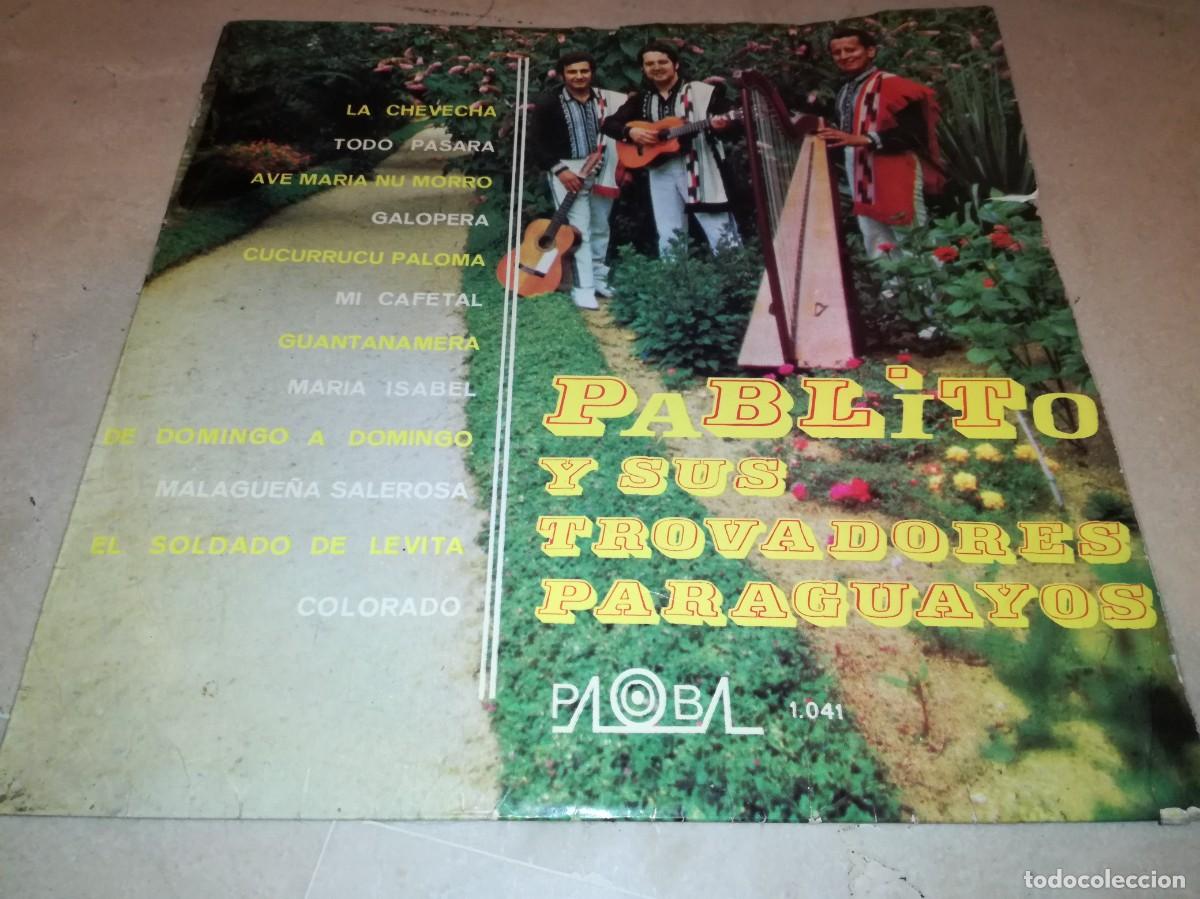 Vinyl records: PABLITO Y SUS TROVADORES PARAGUAYOS-ORIGINAL 1969