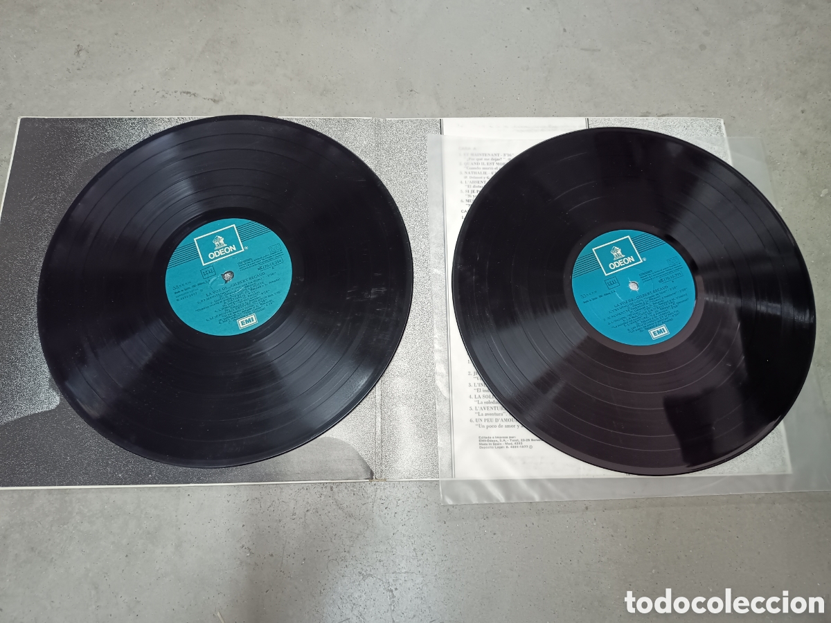 Discos de vinilo: GILBERT BECAUD - LA VOZ DE... - DOBLE LP EMI 1977 - Foto 4
