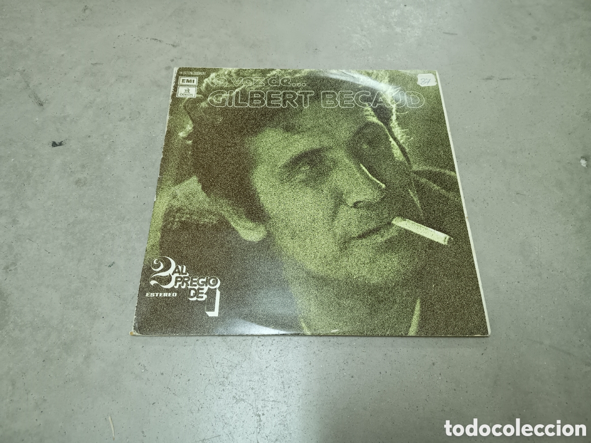 Discos de vinilo: GILBERT BECAUD - LA VOZ DE... - DOBLE LP EMI 1977 - Foto 1