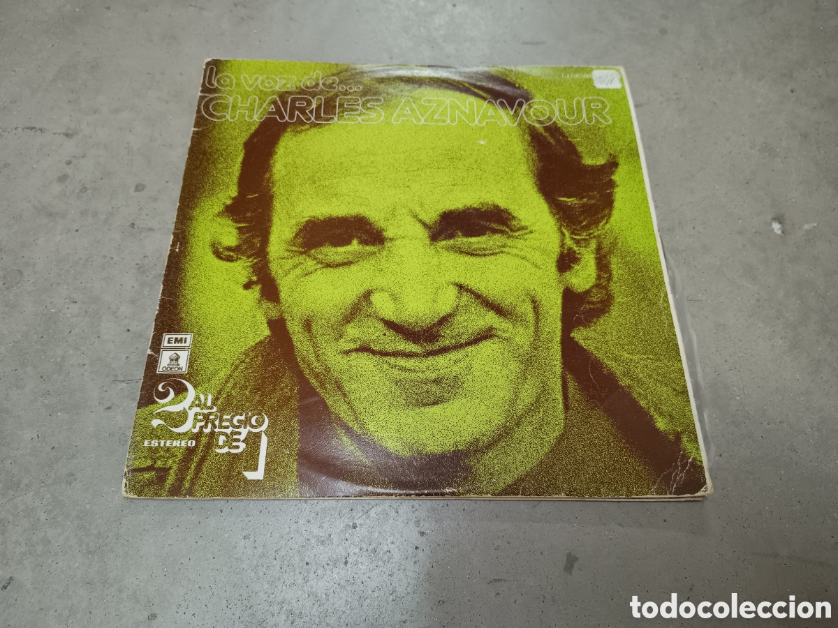 Discos de vinilo: CHARLES AZNAVOUR - LA VOZ DE... - DOBLE LP EMI 1976 - Foto 1