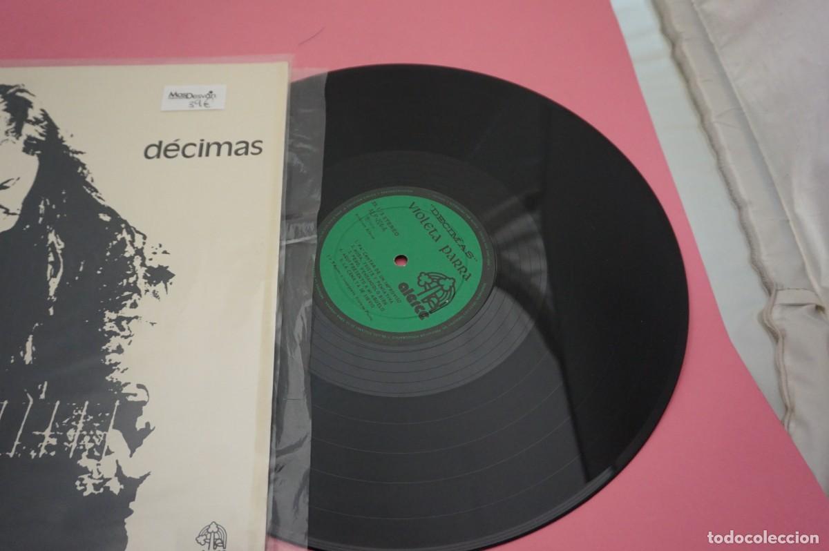 Discos de vinilo: LP - VIOLETA PARRA - DECIMAS / EL VINILO ESTA COMO NUEVO - Foto 2