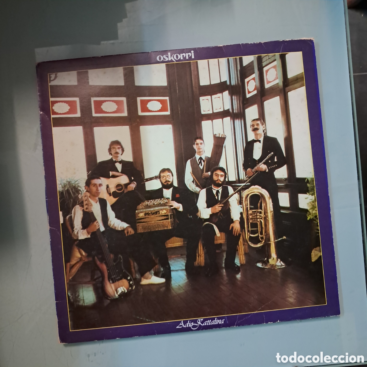 Discos de vinilo: Oskorri, Adi&oacute;s Kattadina,vinilo - Foto 1