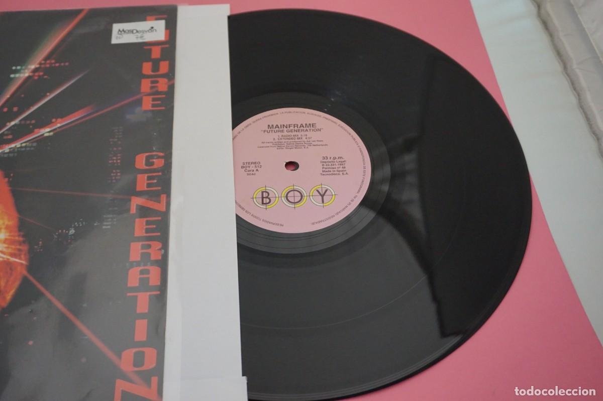 Discos de vinilo: MAXI SINGLE - MAINFRAME - FUTURE GENERATION / VINILO EN MUY BUEN ESTADO - Foto 2