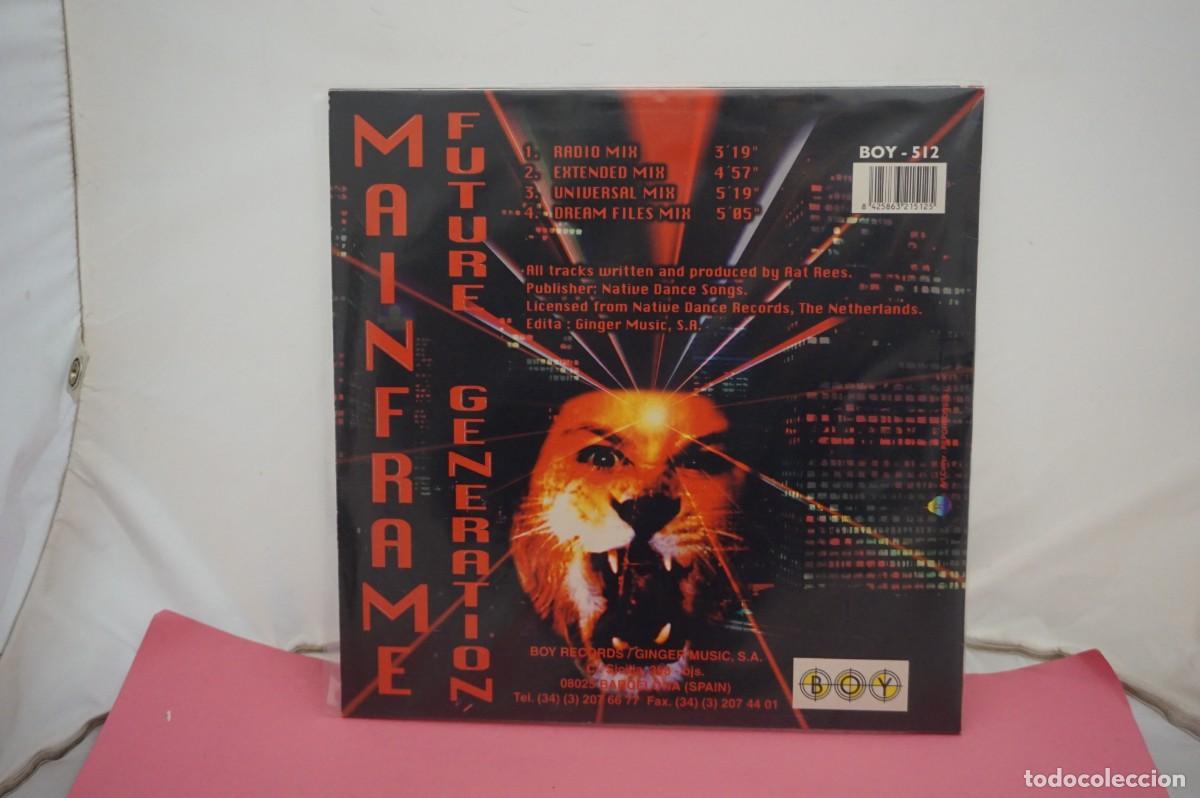 Discos de vinilo: MAXI SINGLE - MAINFRAME - FUTURE GENERATION / VINILO EN MUY BUEN ESTADO - Foto 3