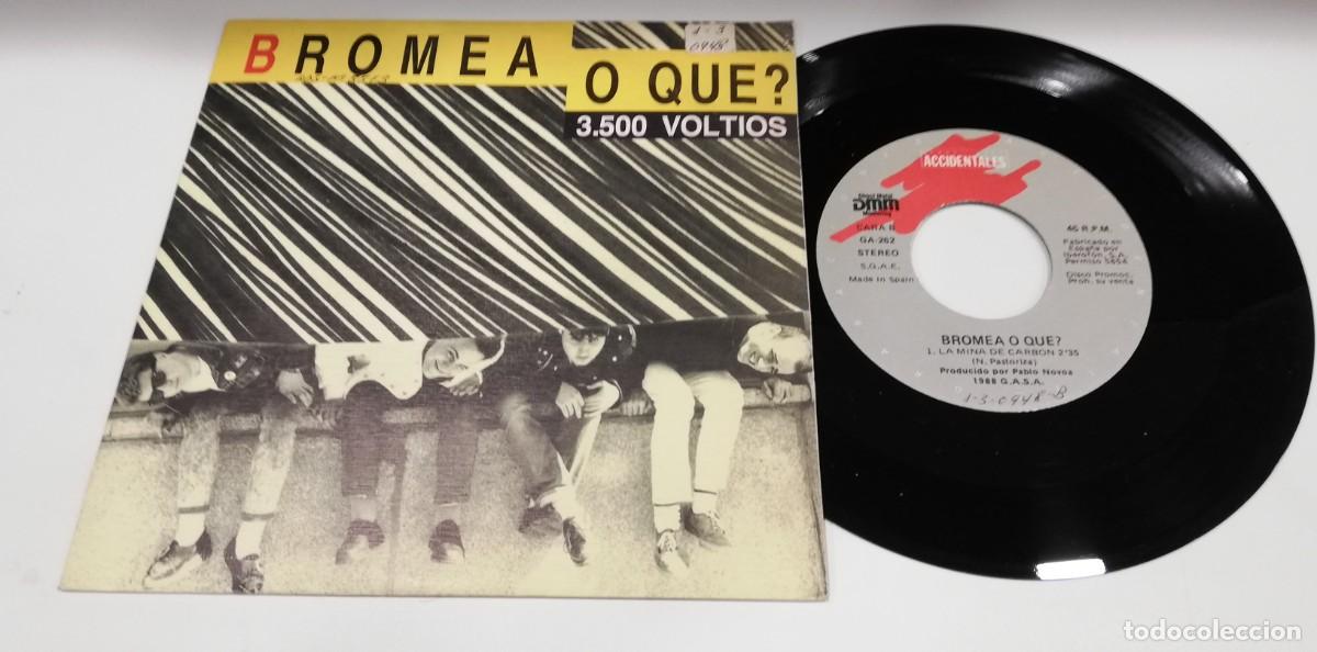 Vinyl records: SCO25-Bromea O Que? - 3.500 Voltios (7&rdquo;, Single, Promo)