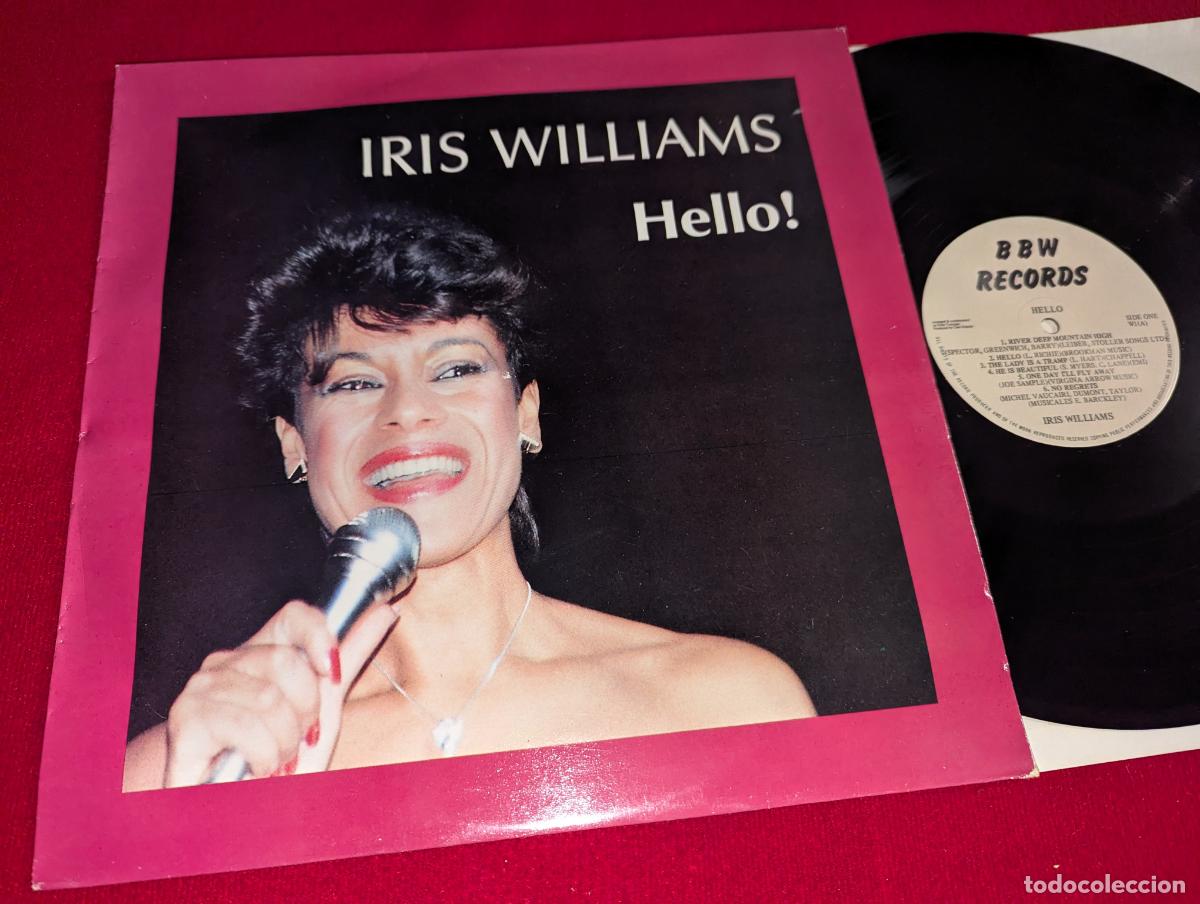Discos de vinilo: IRIS WILLIAMS Hello Hello! LP BBW Records ENGLAND UK - Foto 1