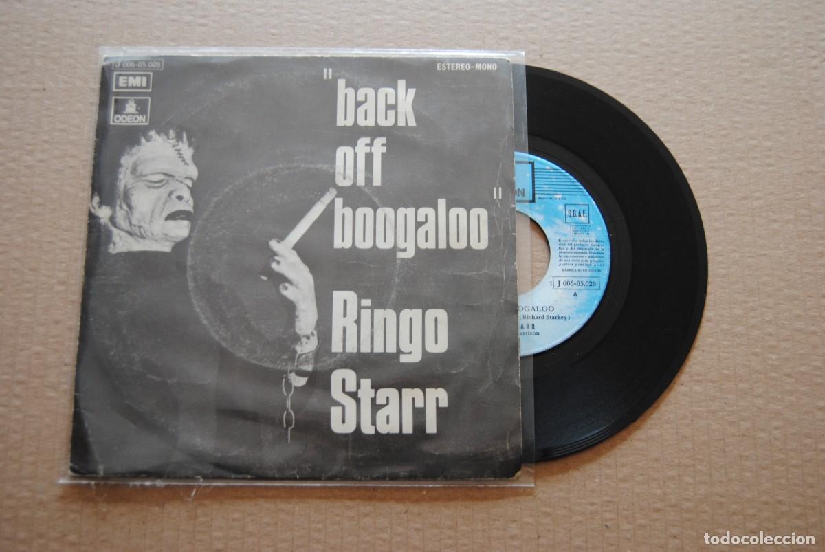 Discos de vinilo: ringo starr. back off boogaloo. blindman. odeon 1972. sp - Foto 1