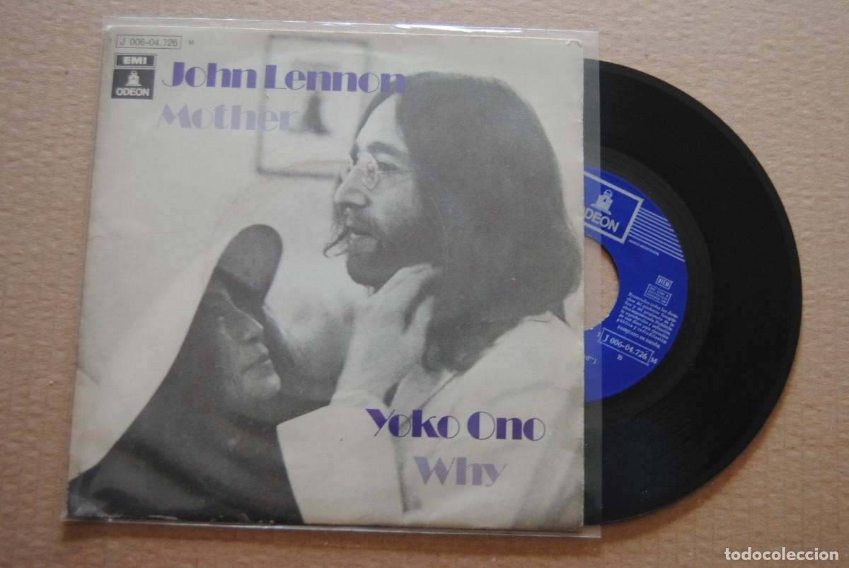 Discos de vinilo: John lennon. mother,yoco ono why . odeon 1971. - Foto 1