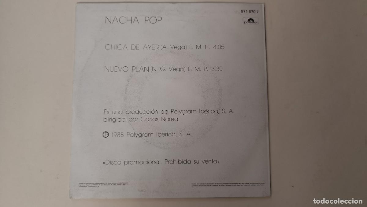 Discos de vinilo: Nacha Pop &ndash; Chica De Ayer - Nuevo Plan - Foto 2