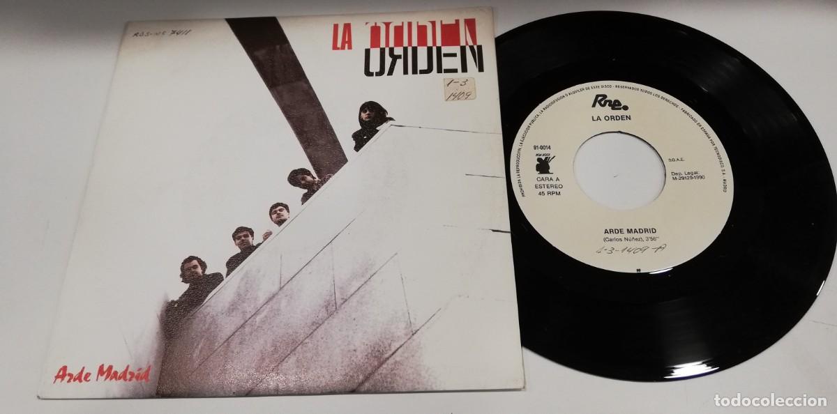 Vinyl records: SCO25-La Orden - Arde Madrid (7&rdquo;, Single, Promo)