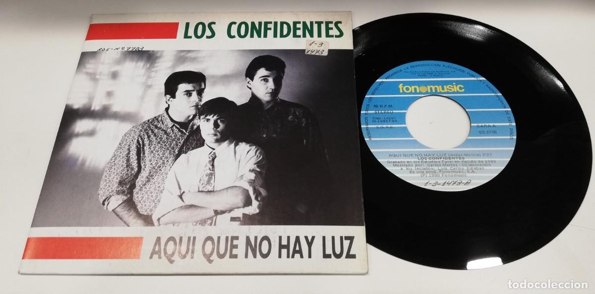 Vinyl records: SCO25-Los Confidentes - Aqu&iacute; Que No Hay Luz (7&rdquo;, Single)