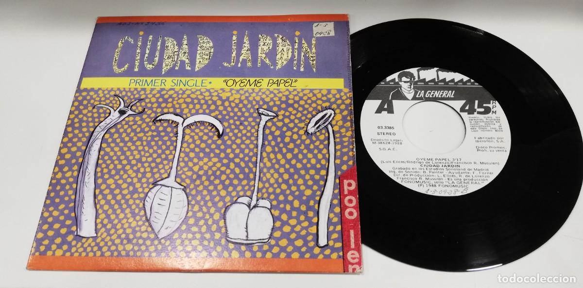 Vinyl records: SCO25-Ciudad Jardin - Oyeme Papel (7&rdquo;, Single, Promo)