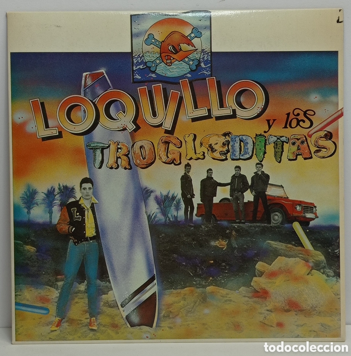 Discos de vinilo: LOQUILLO Y LOS TROGLODITAS, VAQUEROS DEL ESPACIO (3CIPRESES 1983) - Foto 1