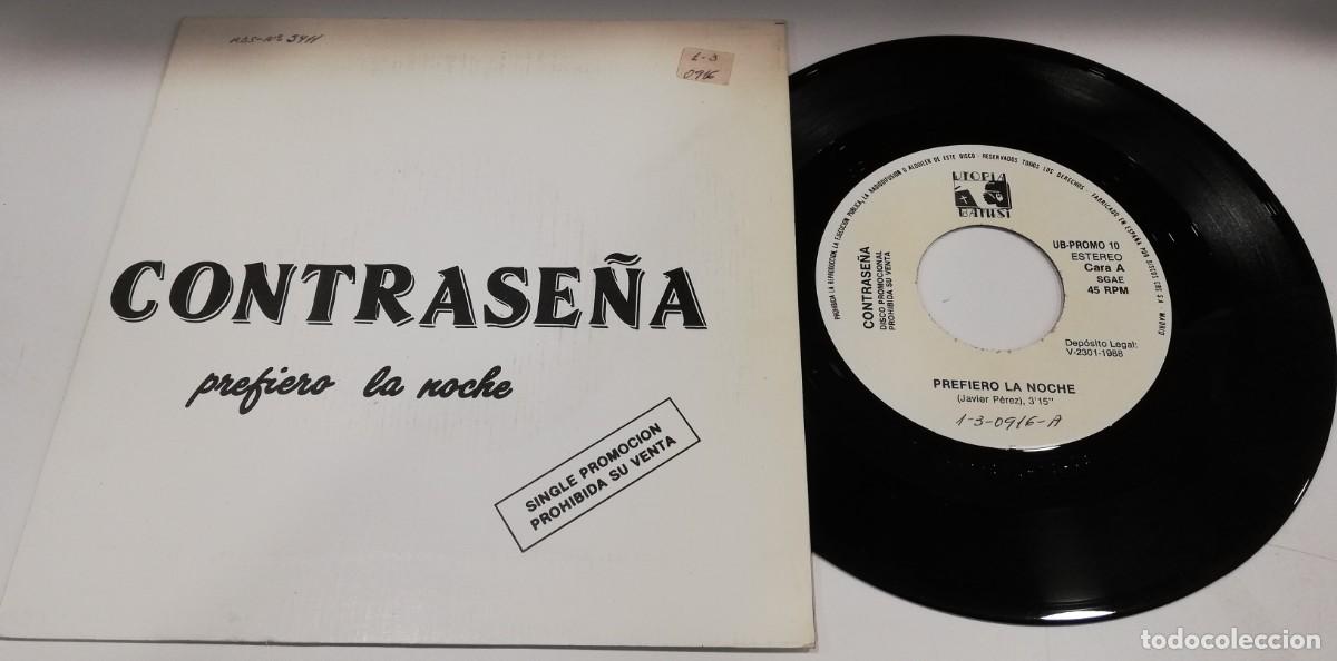 Vinyl records: SCO25-Contrase&ntilde;a - Prefiero La Noche (7&rdquo;, S/Sided, Promo)