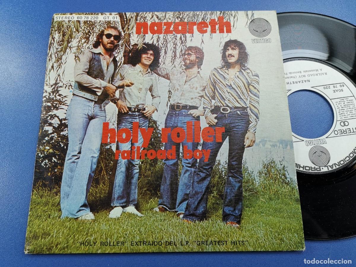 Discos de vinilo: NAZARETH. HOLY ROLLER. 1975 Spain - Foto 2