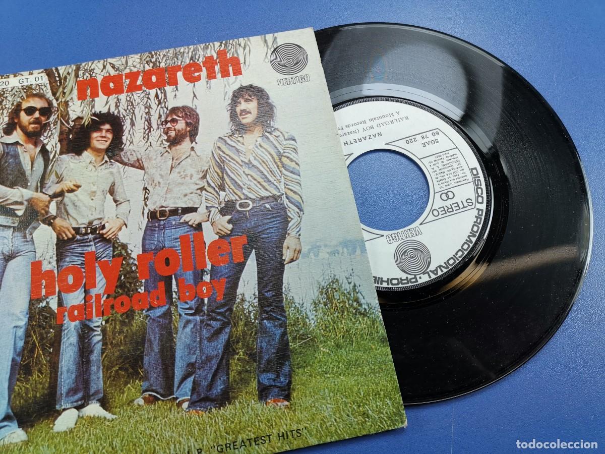 Discos de vinilo: NAZARETH. HOLY ROLLER. 1975 Spain - Foto 3
