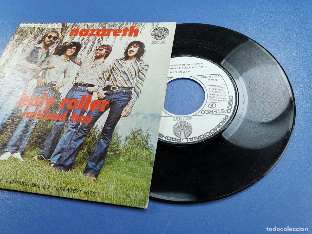 Discos de vinilo: NAZARETH. HOLY ROLLER. 1975 Spain - Foto 4