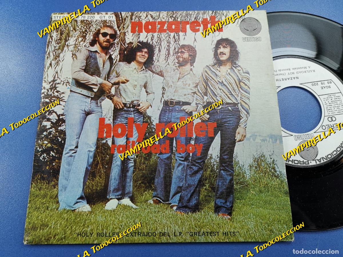 Discos de vinilo: NAZARETH. HOLY ROLLER. 1975 Spain - Foto 1