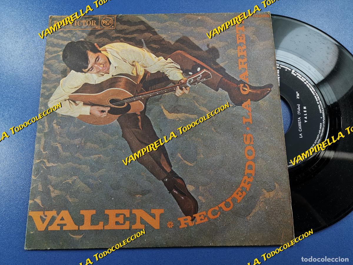 Discos de vinilo: VALEN - RECUERDOS SINGLE 1968 - Foto 1