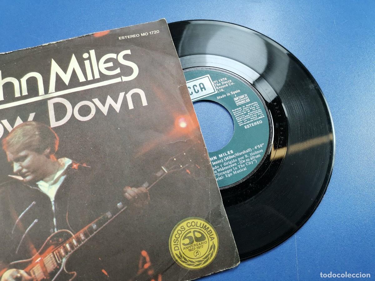 Discos de vinilo: JOHN MILES / SLOW DOWN / TIME (SINGLE 1977) - Foto 3