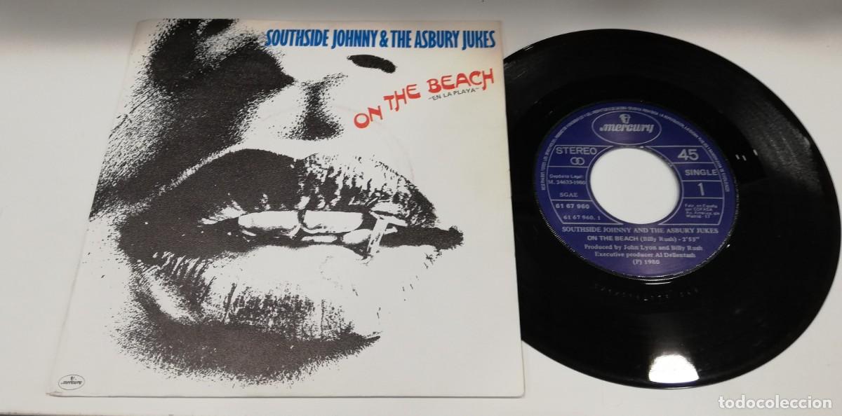 Vinyl records: SCO23-Southside Johnny & The Asbury Jukes - On The Beach = En La Playa (7&rdquo;, Single)