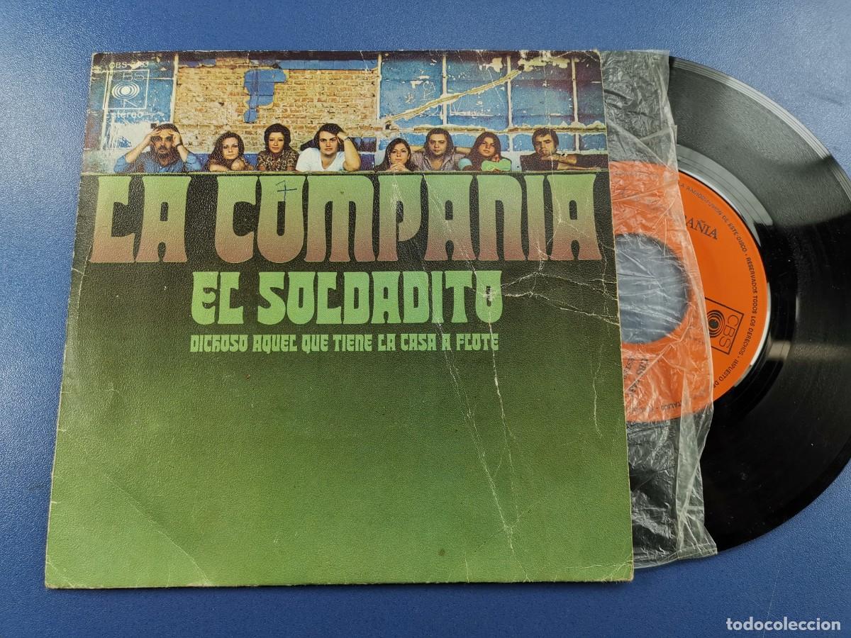 Discos de vinilo: LA COMPA&Ntilde;IA (Single CBS 1971) EL SOLDADITO - Foto 2