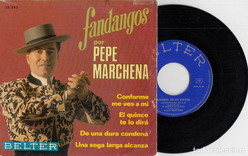 Discos de vinilo: PEPE MARCHENA - CONFORME ME VES A MI - EP DE VINILO - C-27 - Foto 1