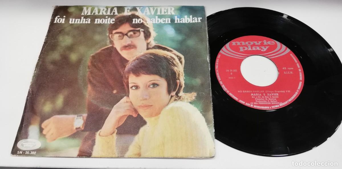 Vinyl records: SCO23-Maria E Xavier - Foi Unha Noite / No Saben Hablar (7&rdquo;, Single)
