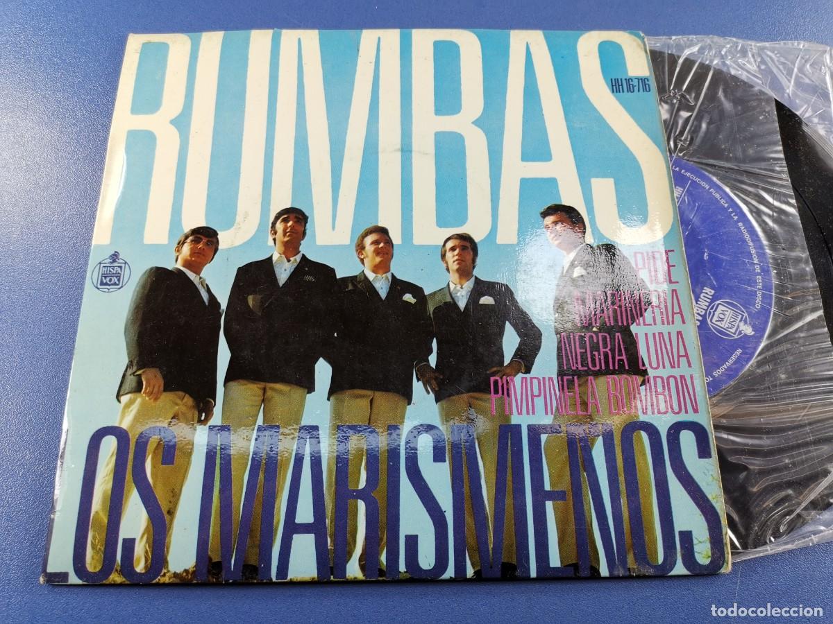 Discos de vinilo: SINGLE.VINILO. LOS MARISME&Ntilde;OS. RUMBAS. HISPAVOX HH 16 - 716. - Foto 2