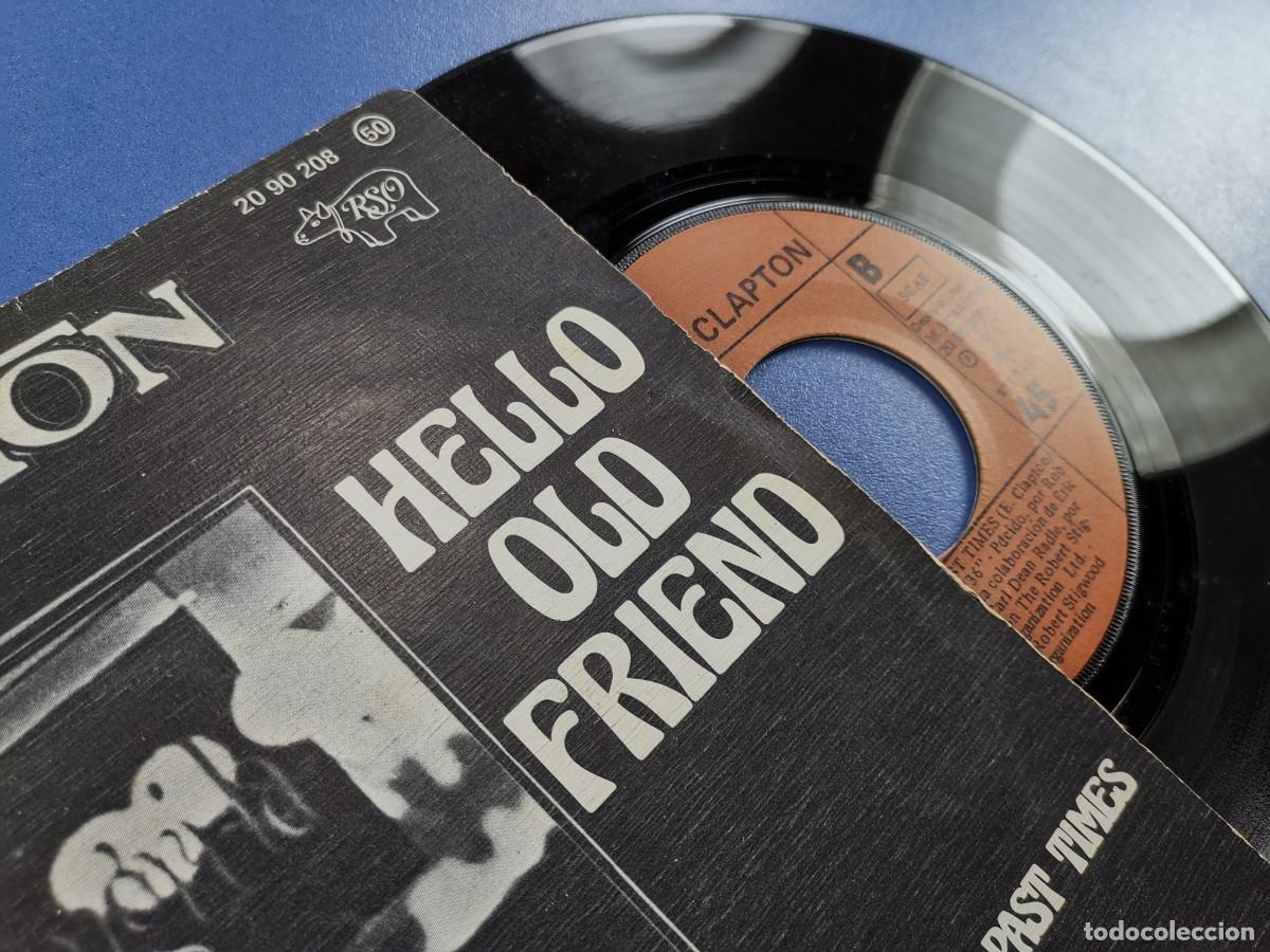 Discos de vinilo: ERIC CLAPTON / HELLO OLD FRIEND / + 1 (SINGLE RSO 1976) - Foto 5