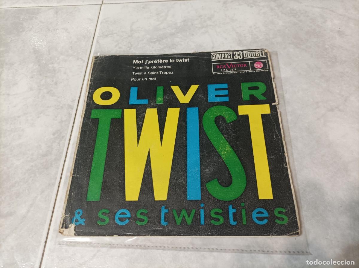 Discos de vinilo: Oliver twist & ses twisties single - Foto 1
